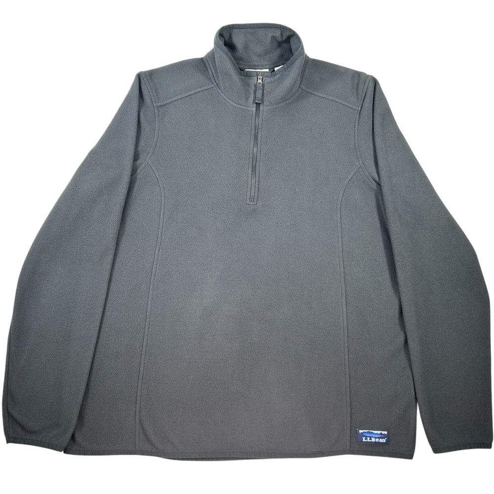 L.L. Bean Quarter Zip Fleece Pullover Size Large Women's
